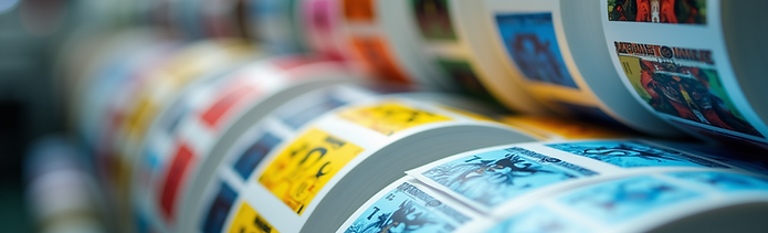 Label printing rolls