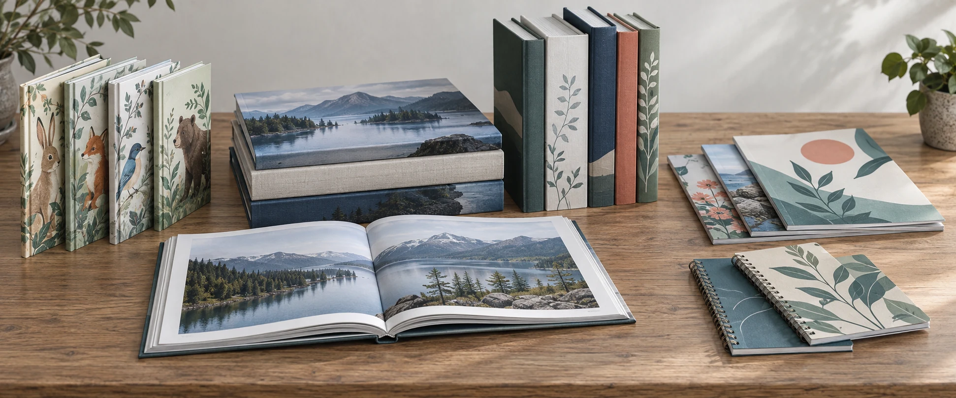 Printed books and custom publishing samples