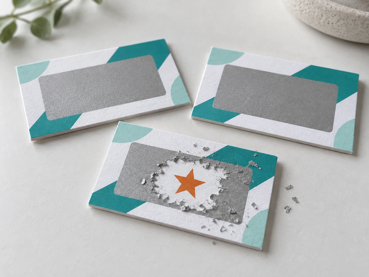 Paper Scratch Cards