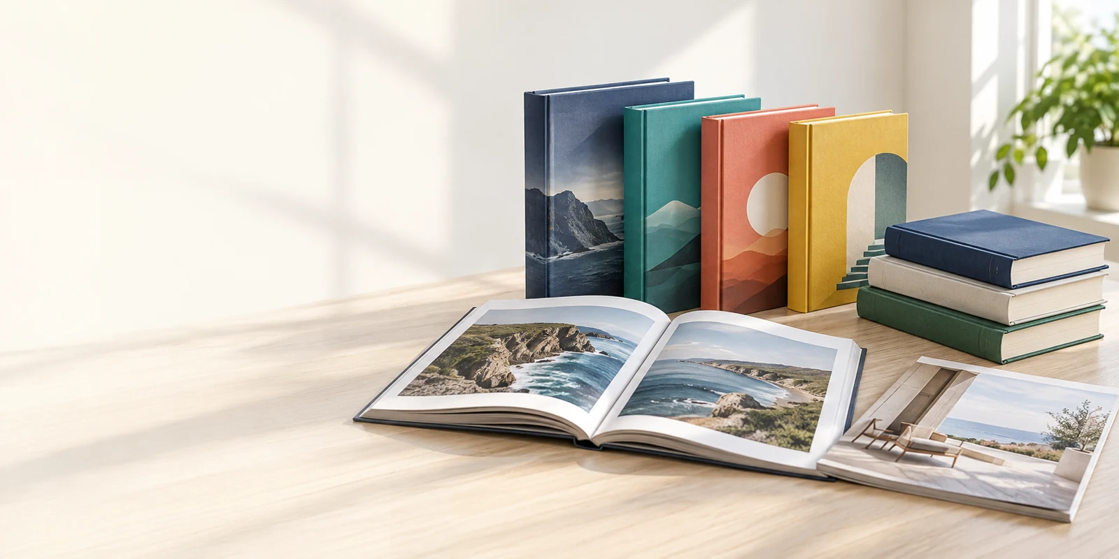 Hardcover books, photographic publications, magazines and printed catalogs